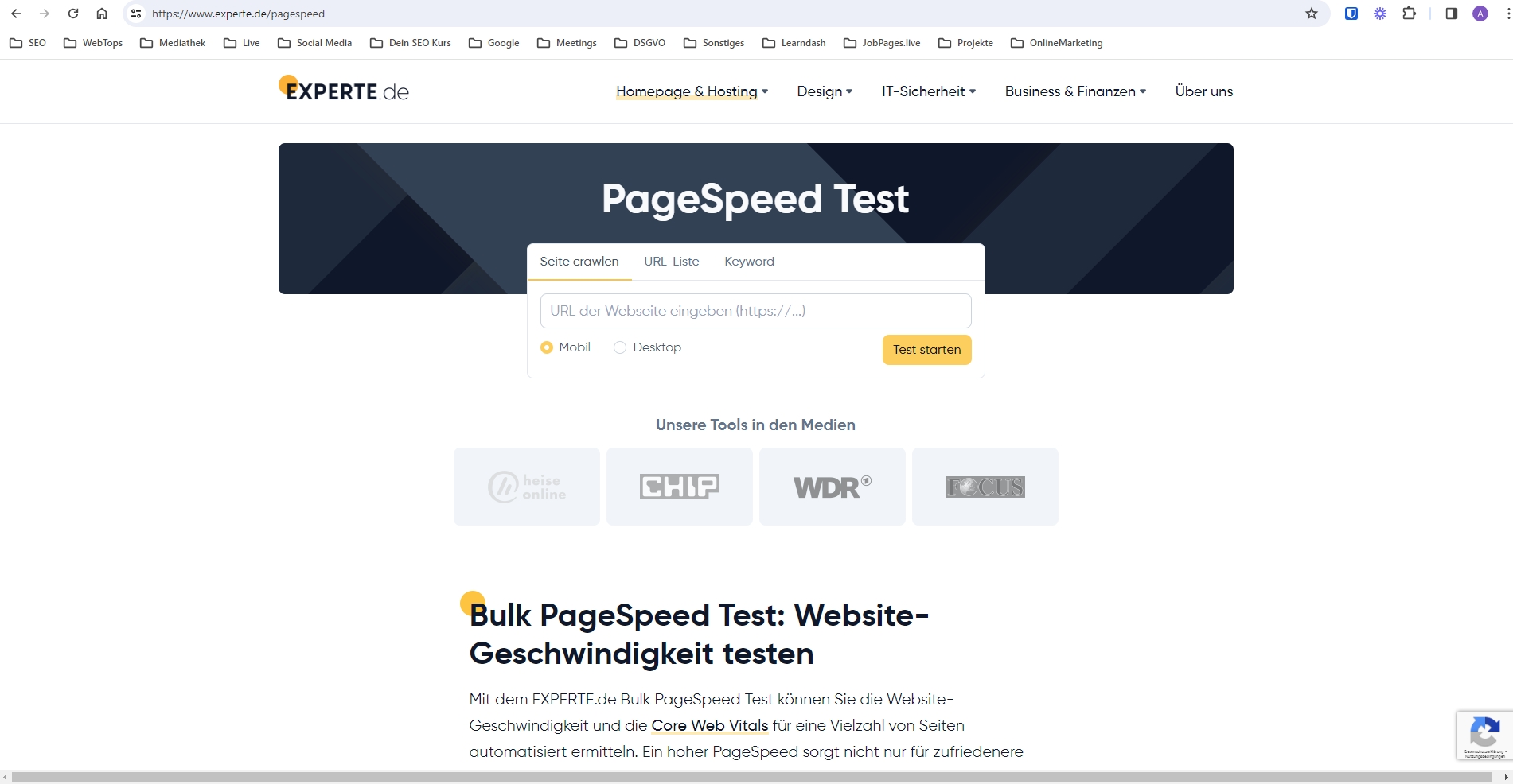 seo test online
